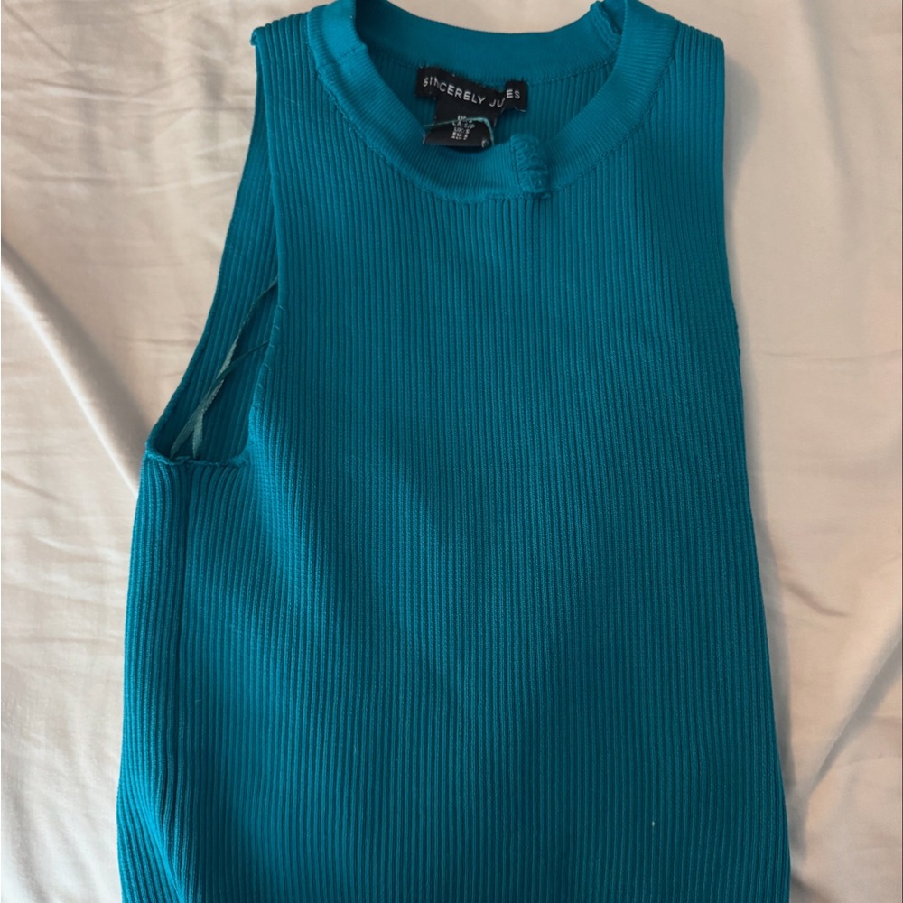 Sincerely Jules Vibrant Blue Tank Top